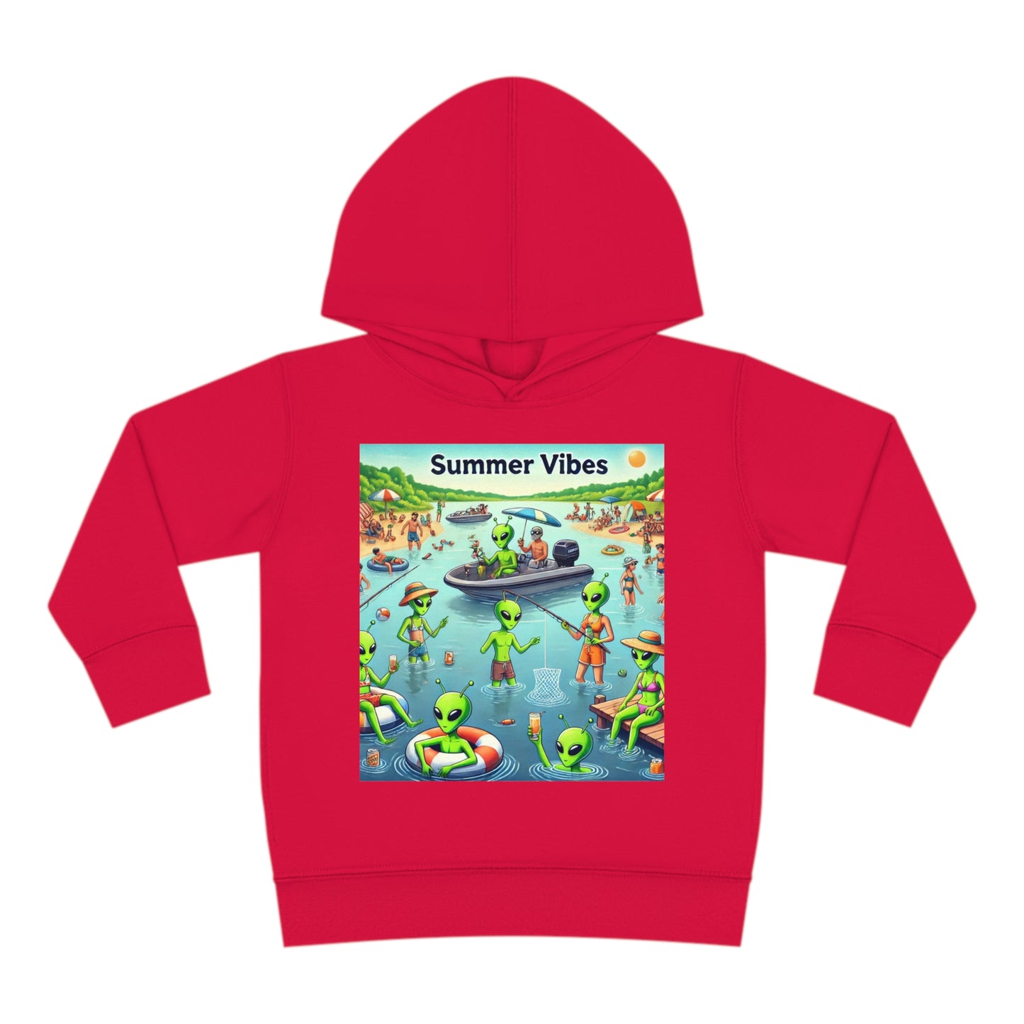 Toddler Fleece Hoodie - Summer Vibes