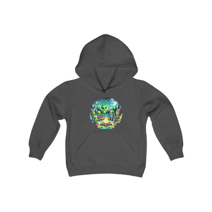 Youth Heavy Blend Hoodie - Family Camping