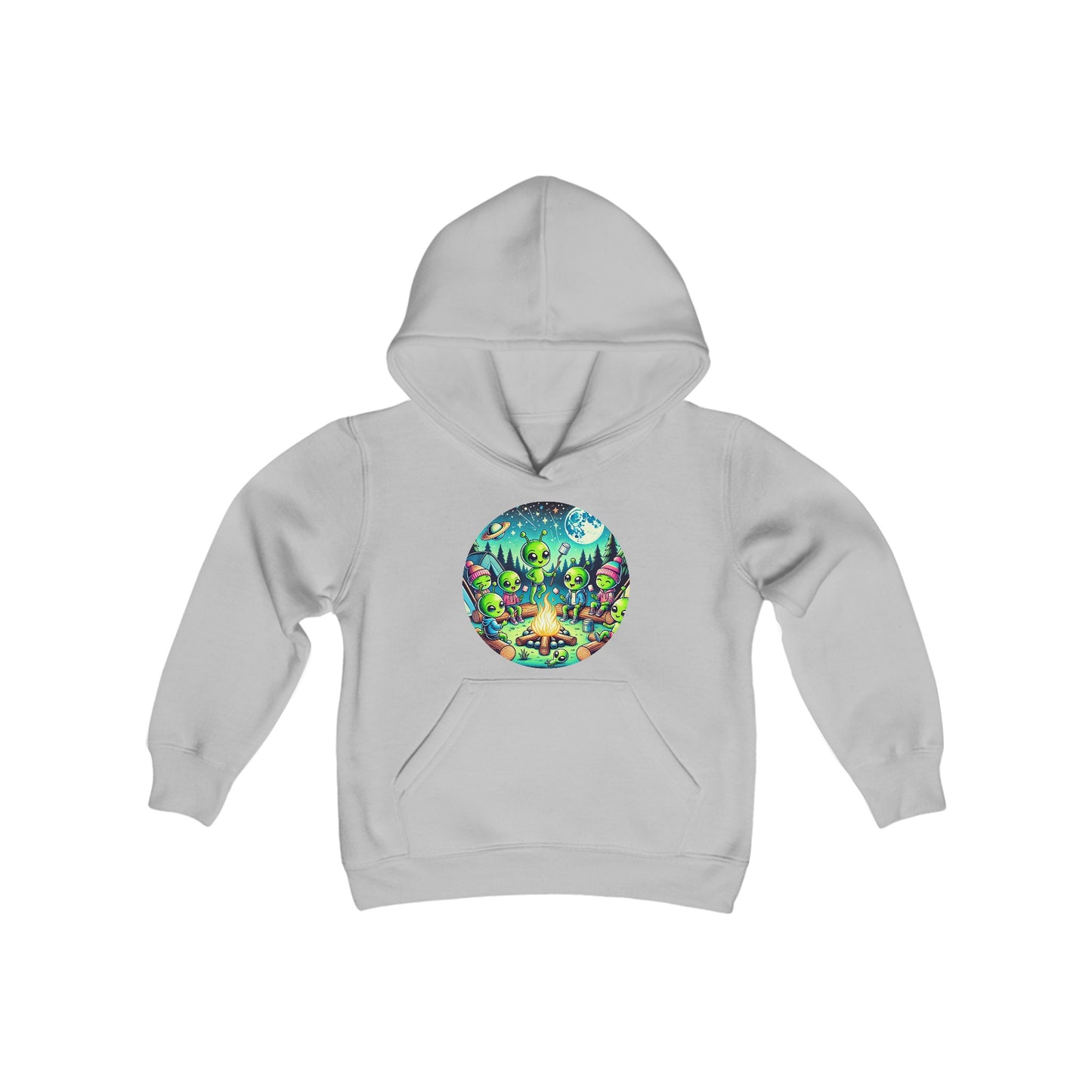 Youth Heavy Blend Hoodie - Family Camping