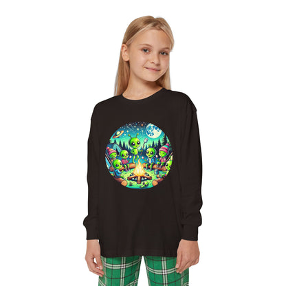 Youth Long Sleeve Pajama Set - Family Camping