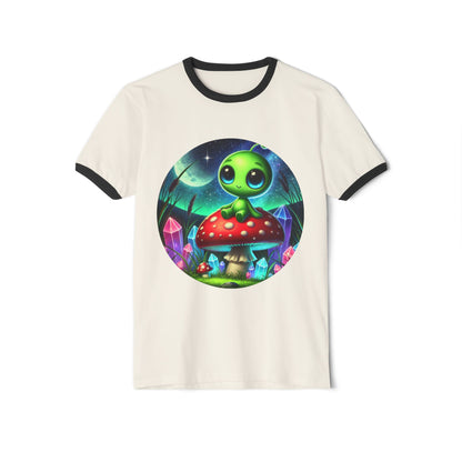 Unisex Ringer Tee - Alien Aura