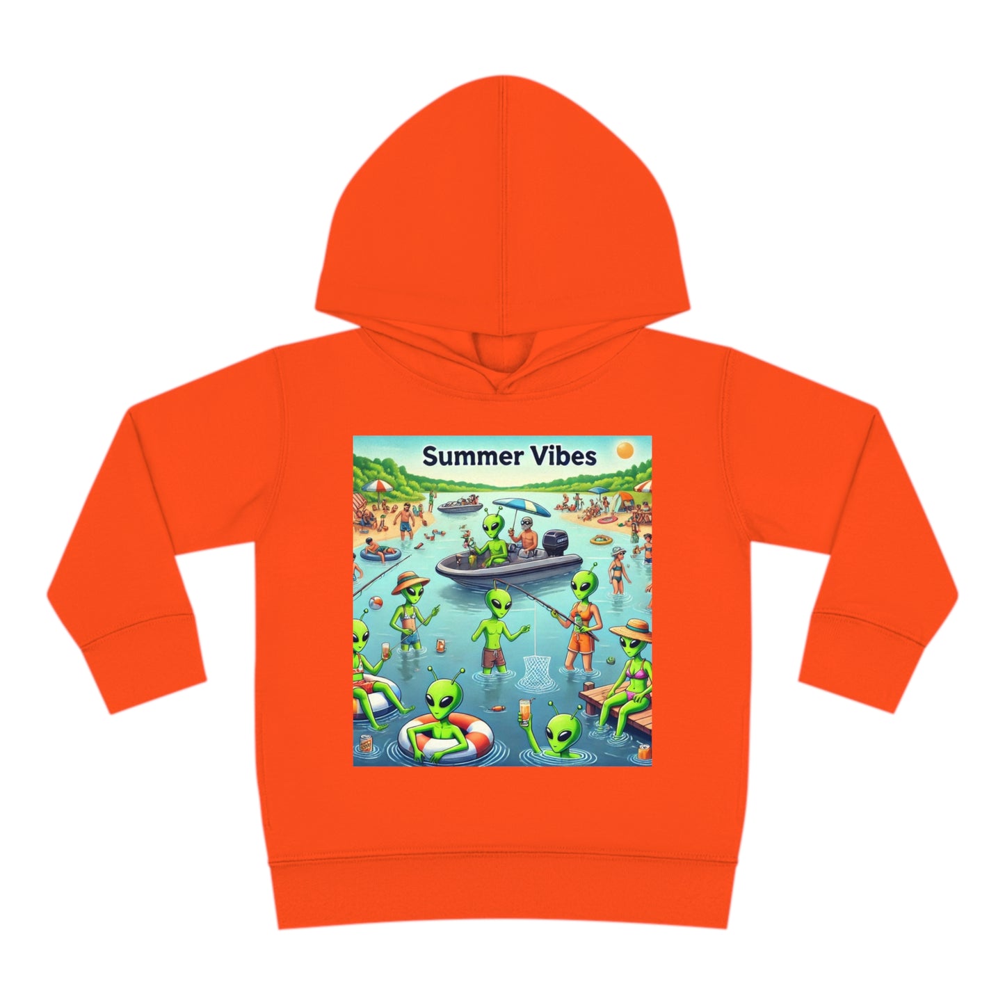 Toddler Fleece Hoodie - Summer Vibes