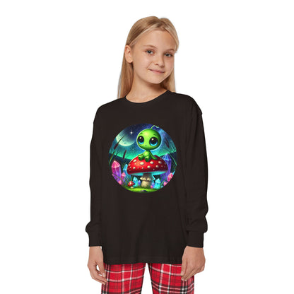 Youth Long Sleeve Pajama Set - Alien Aura