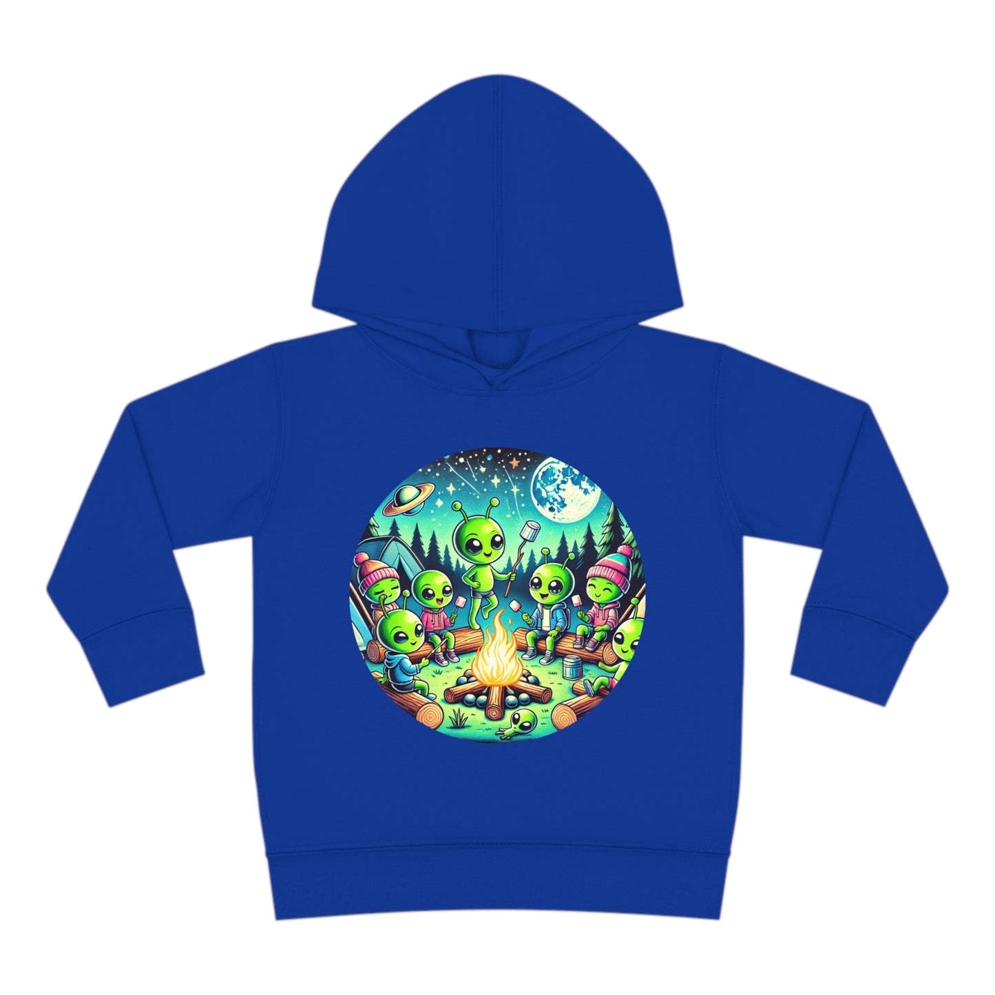 Toddler Fleece Hoodie - Family Camping