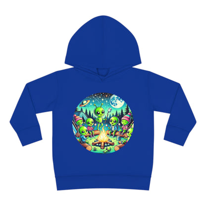 Toddler Fleece Hoodie - Family Camping