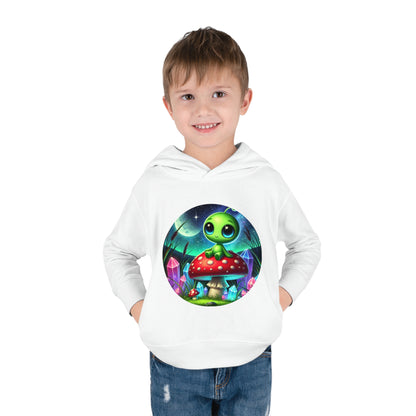 Toddler Fleece Hoodie - Alien Aura