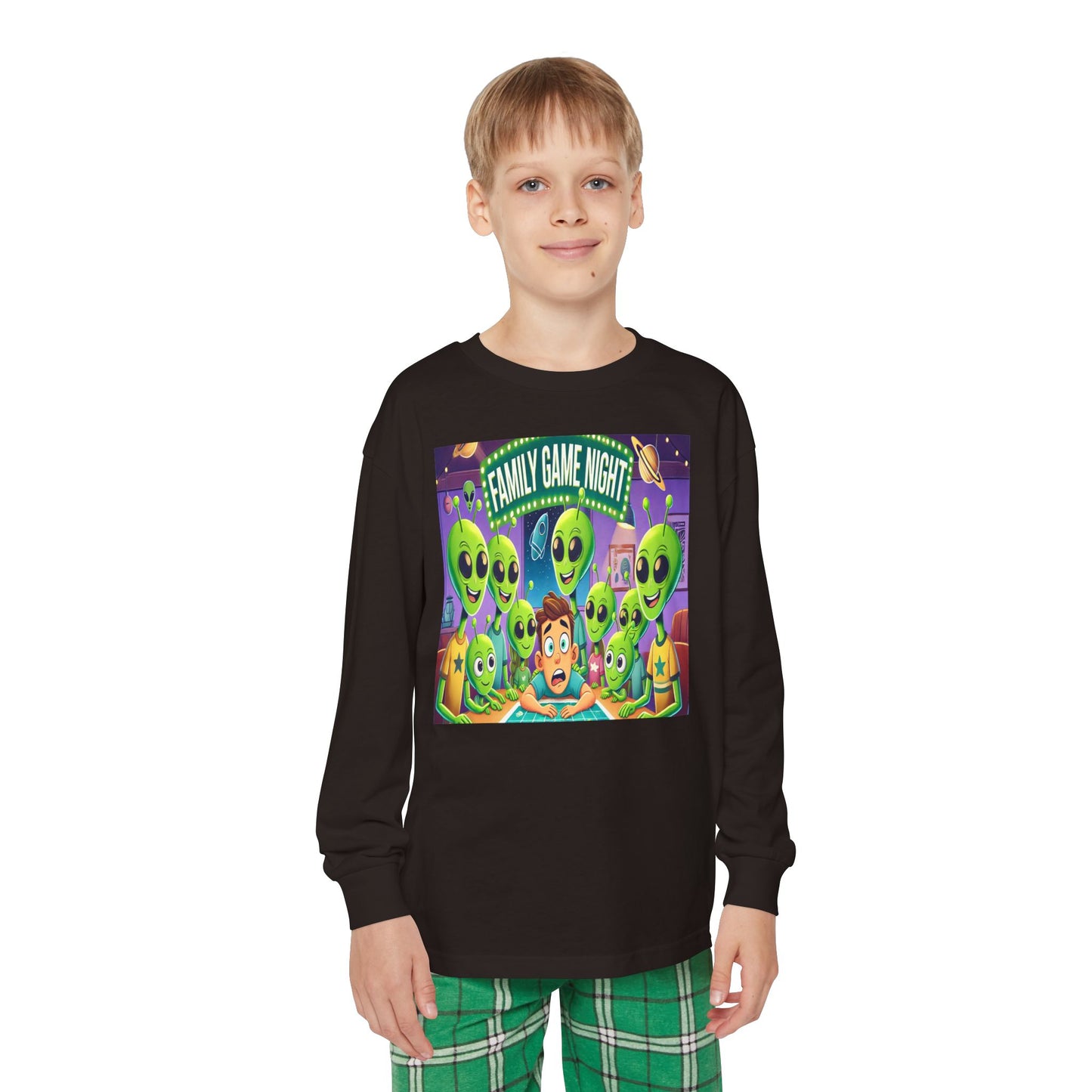 Youth Long Sleeve Pajama Set - Game Night