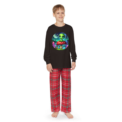 Youth Long Sleeve Pajama Set - Alien Aura