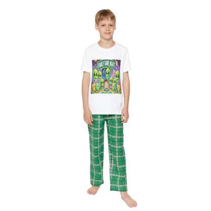 Youth Short Sleeve Pajama Set - Game Night