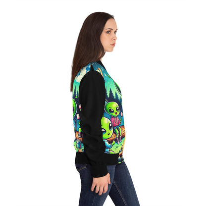 Women's Bomber Jacket - Family Camping