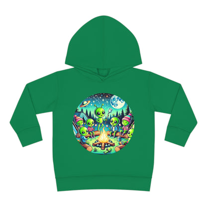 Toddler Fleece Hoodie - Family Camping