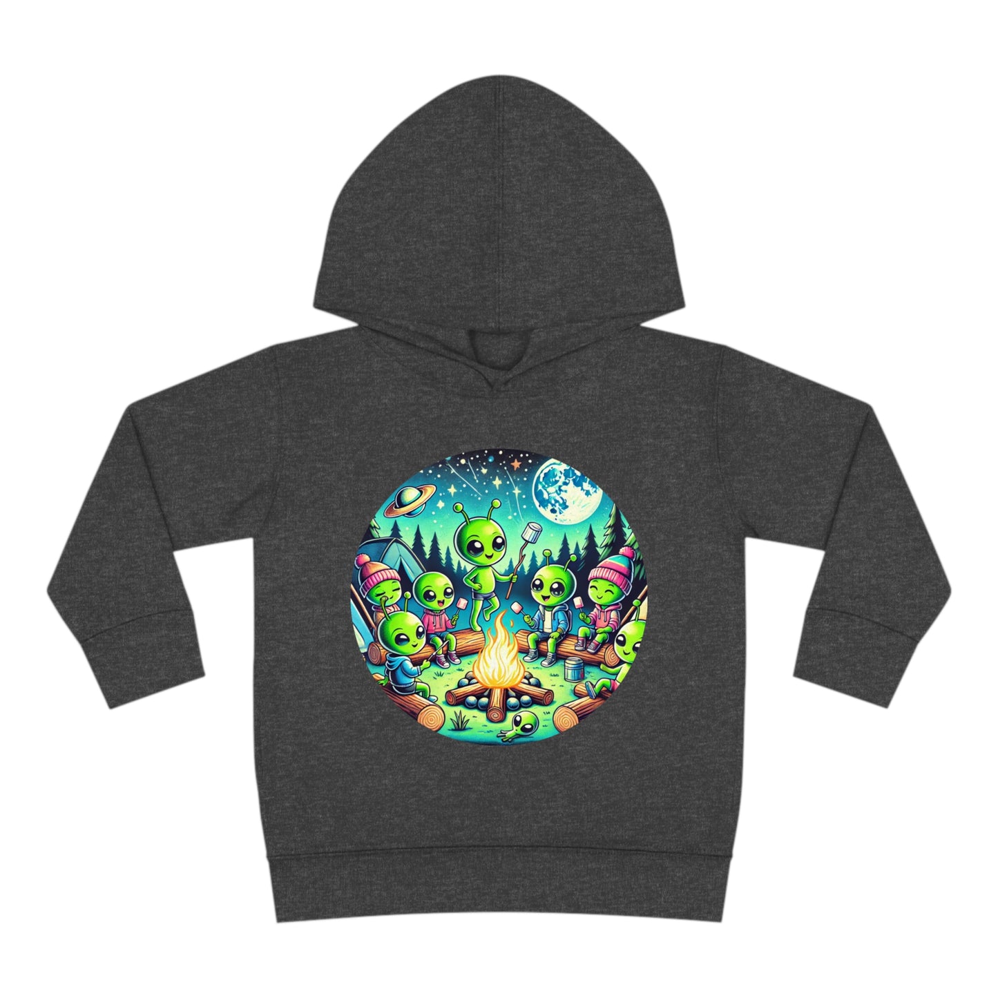 Toddler Fleece Hoodie - Family Camping