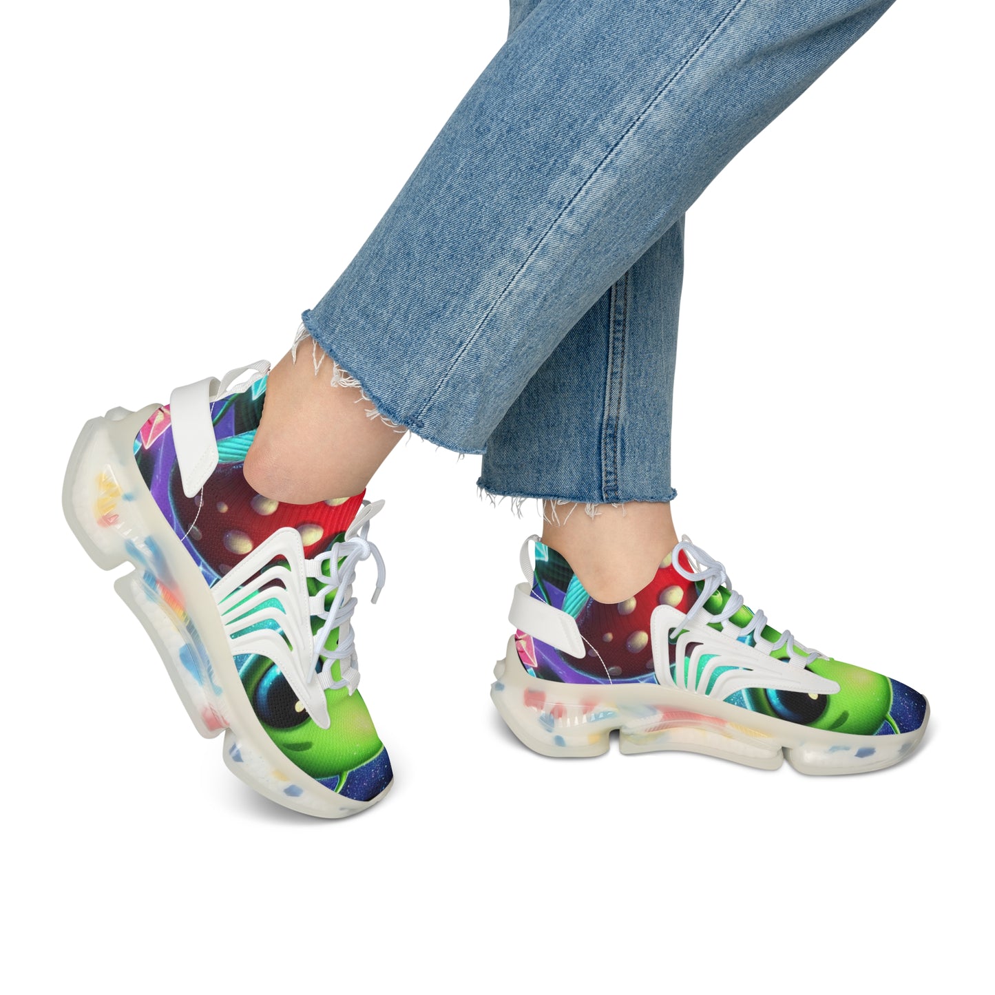 Women's Mesh Sneakers - Alien Aura