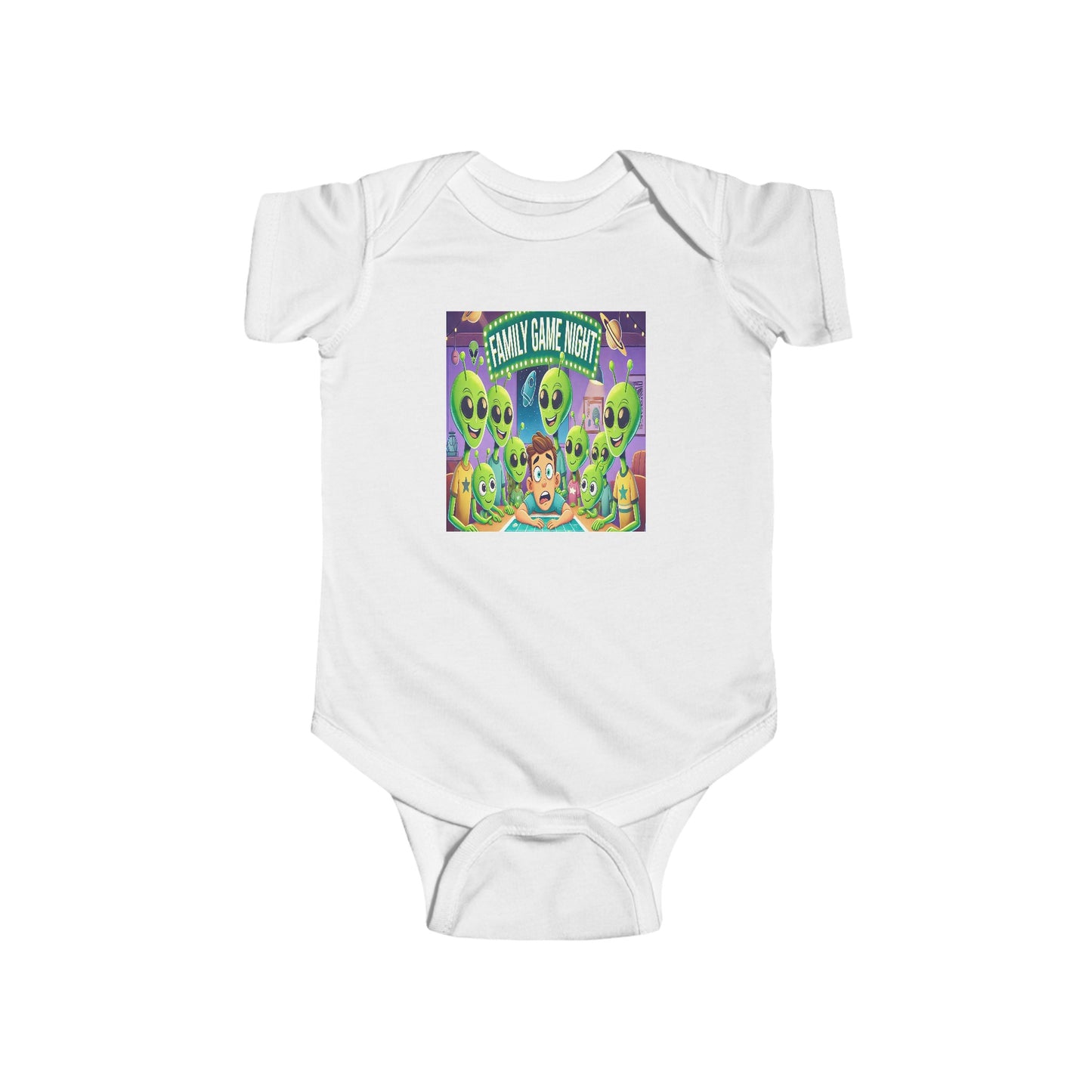 Infant Fine Jersey Bodysuit - Game Night