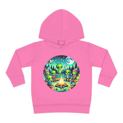 Toddler Fleece Hoodie - Family Camping