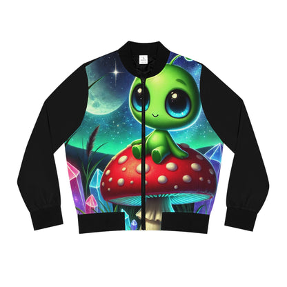 Women's Bomber Jacket -  Alien Aura