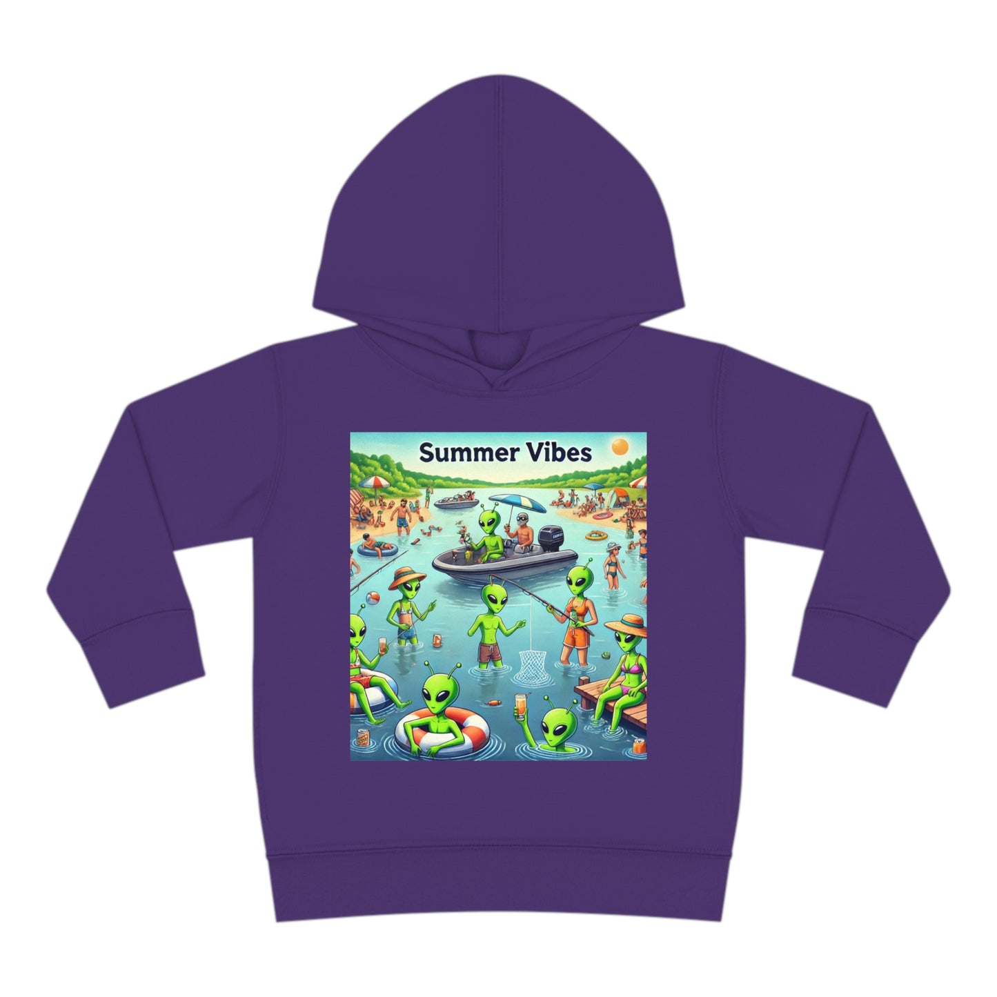 Toddler Fleece Hoodie - Summer Vibes