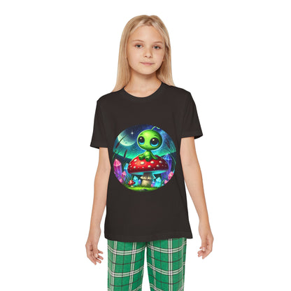 Youth Short Sleeve Pajama Set - Alien Aura