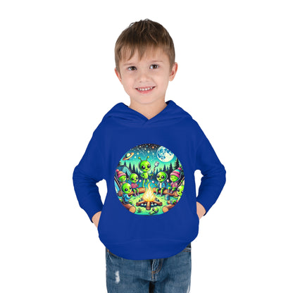 Toddler Fleece Hoodie - Family Camping