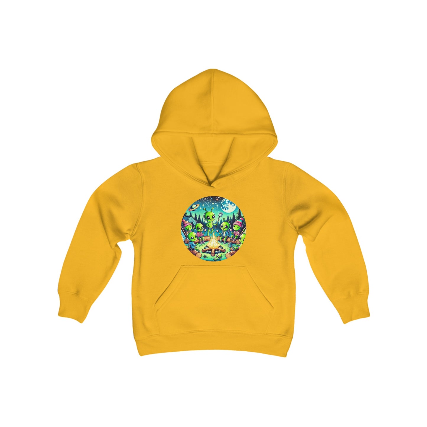 Youth Heavy Blend Hoodie - Family Camping