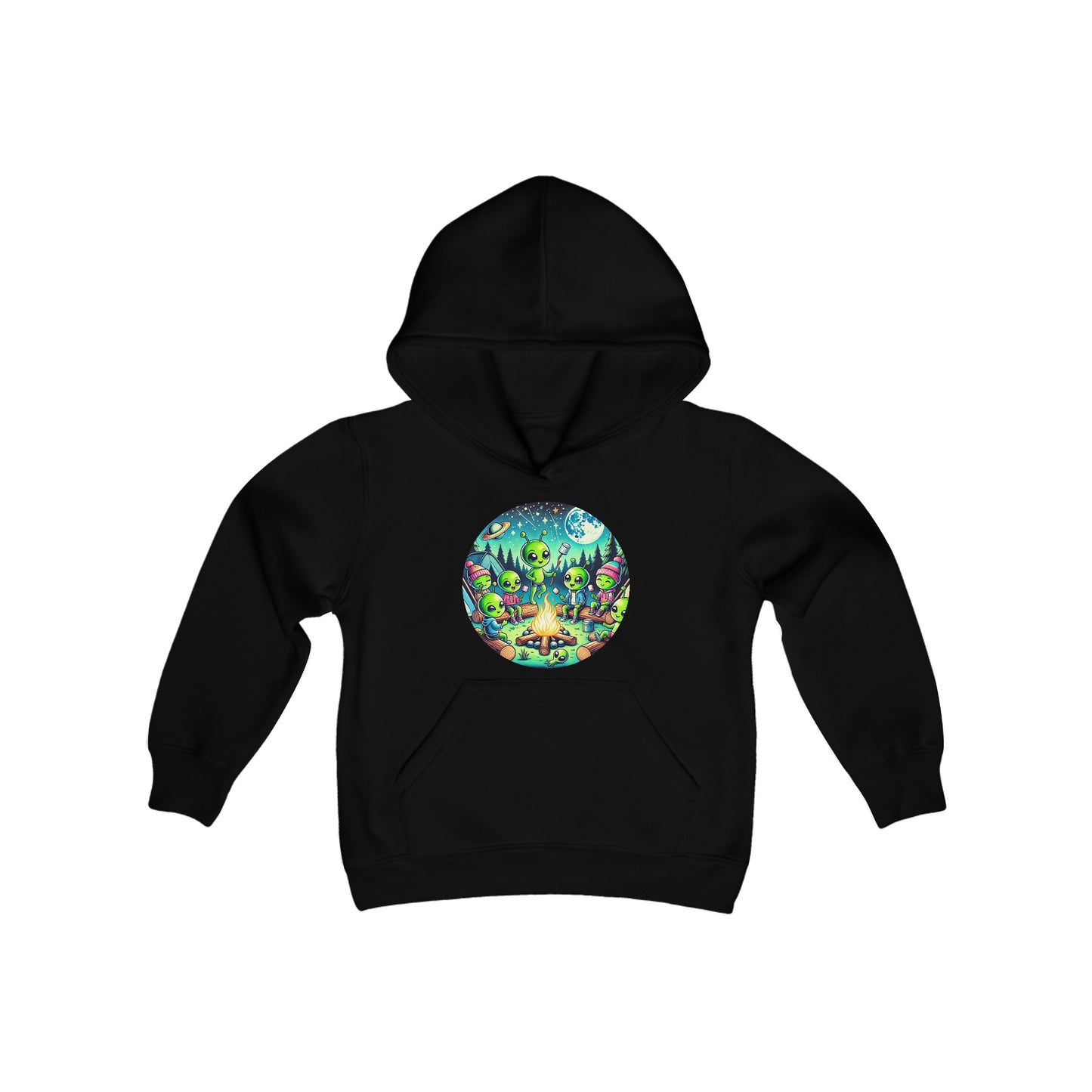 Youth Heavy Blend Hoodie - Family Camping