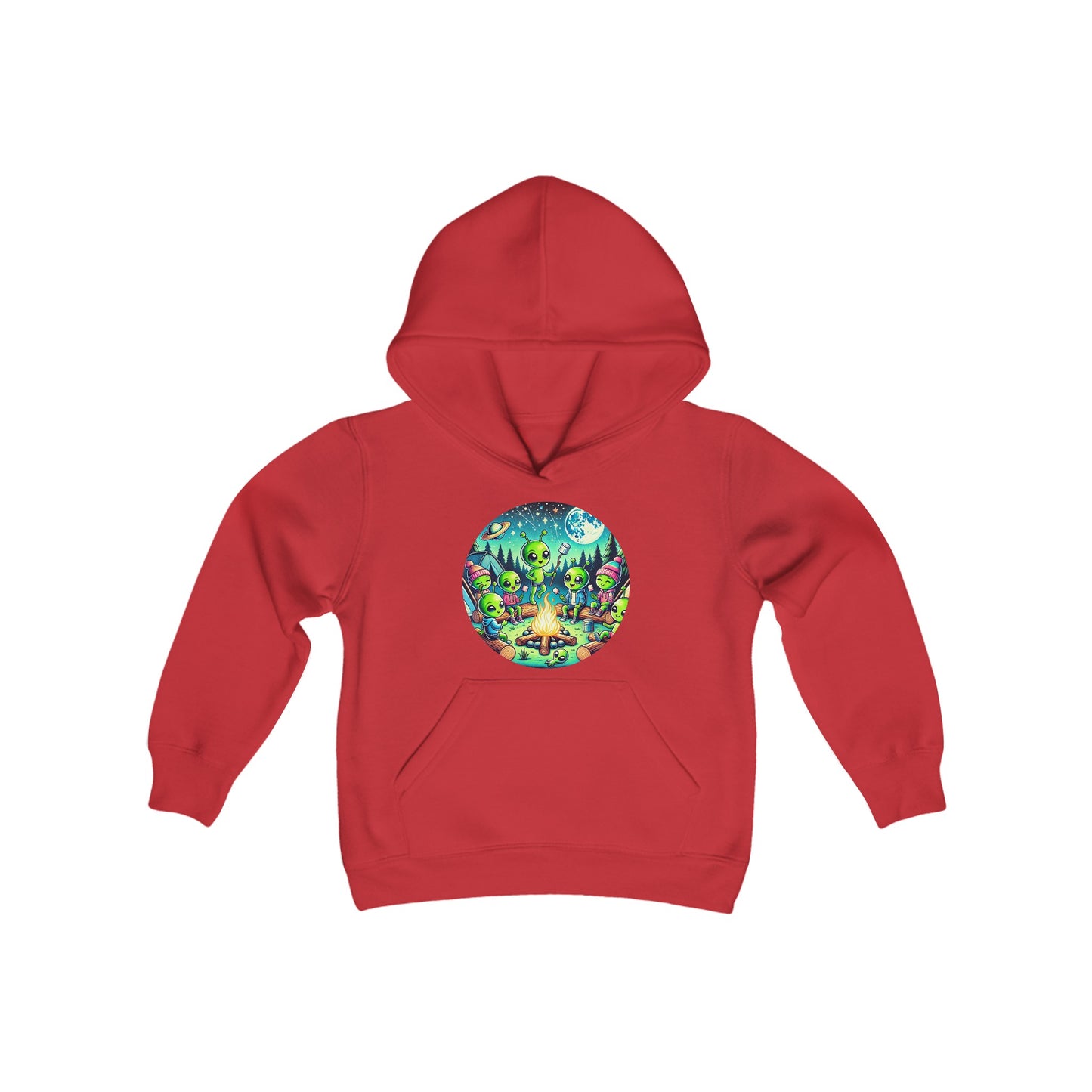 Youth Heavy Blend Hoodie - Family Camping