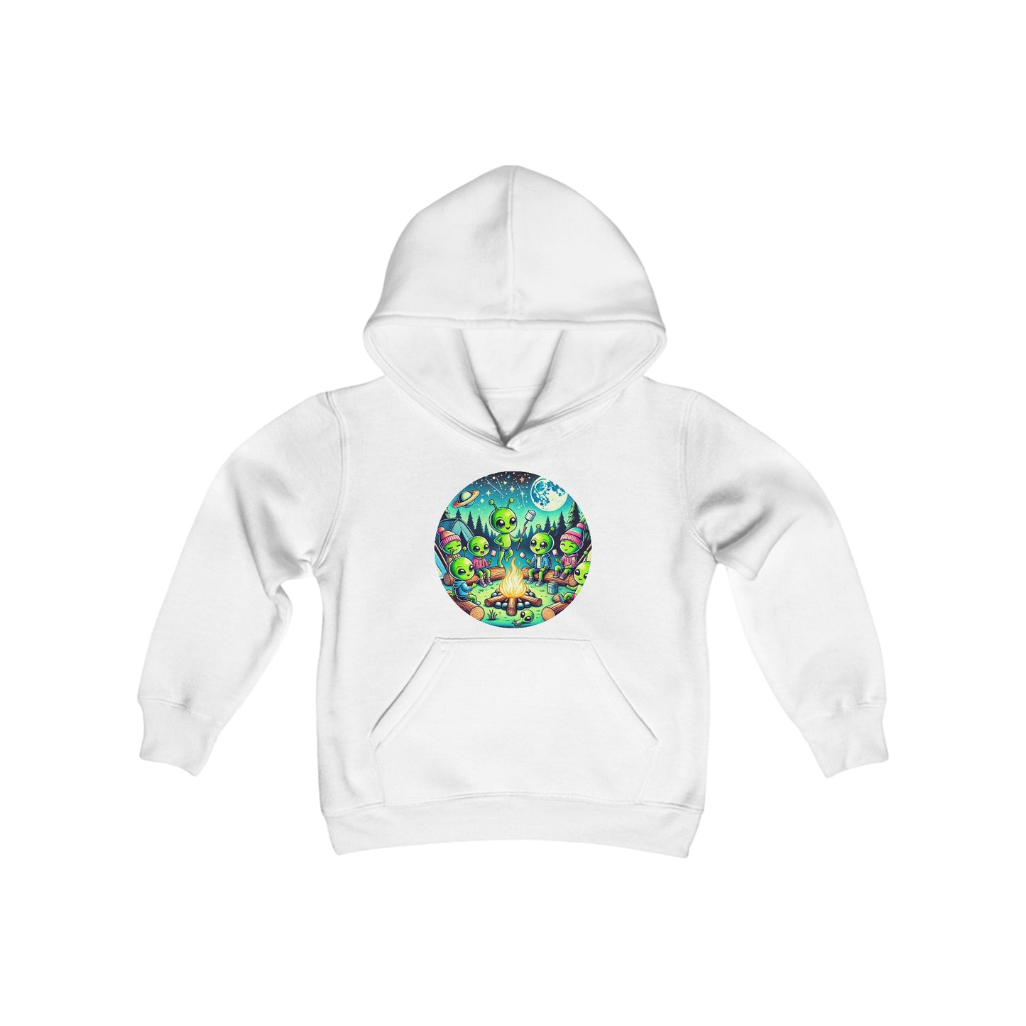 Youth Heavy Blend Hoodie - Family Camping