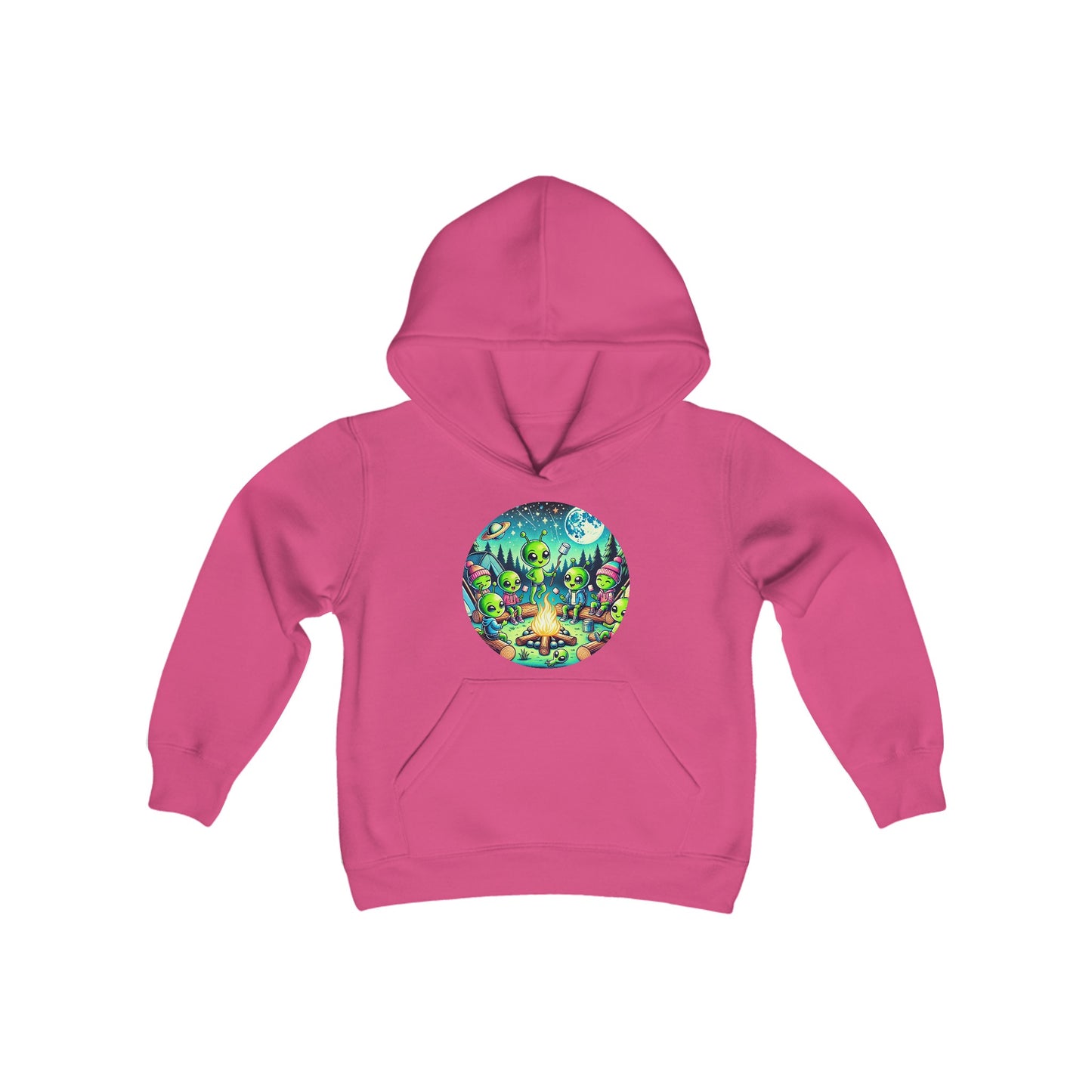 Youth Heavy Blend Hoodie - Family Camping