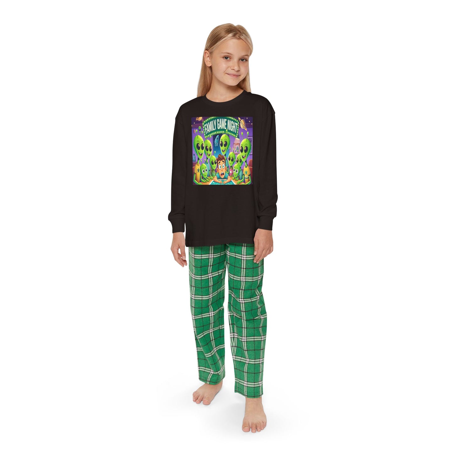 Youth Long Sleeve Pajama Set - Game Night