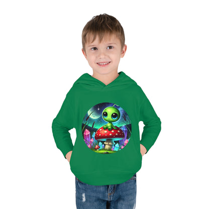 Toddler Fleece Hoodie - Alien Aura