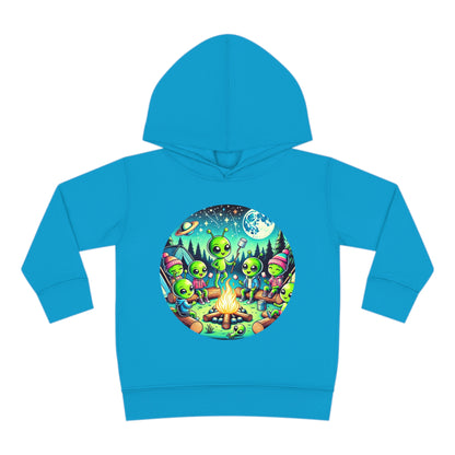 Toddler Fleece Hoodie - Family Camping