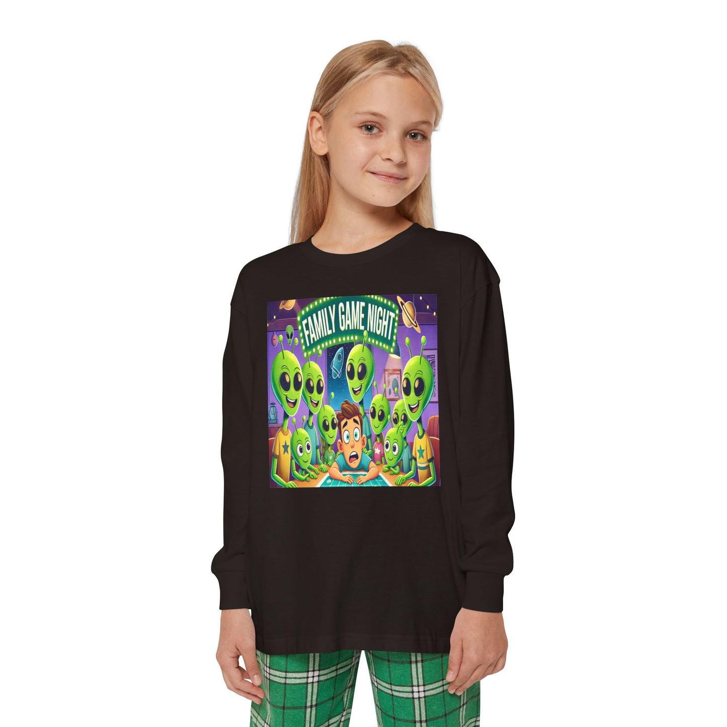 Youth Long Sleeve Pajama Set - Game Night