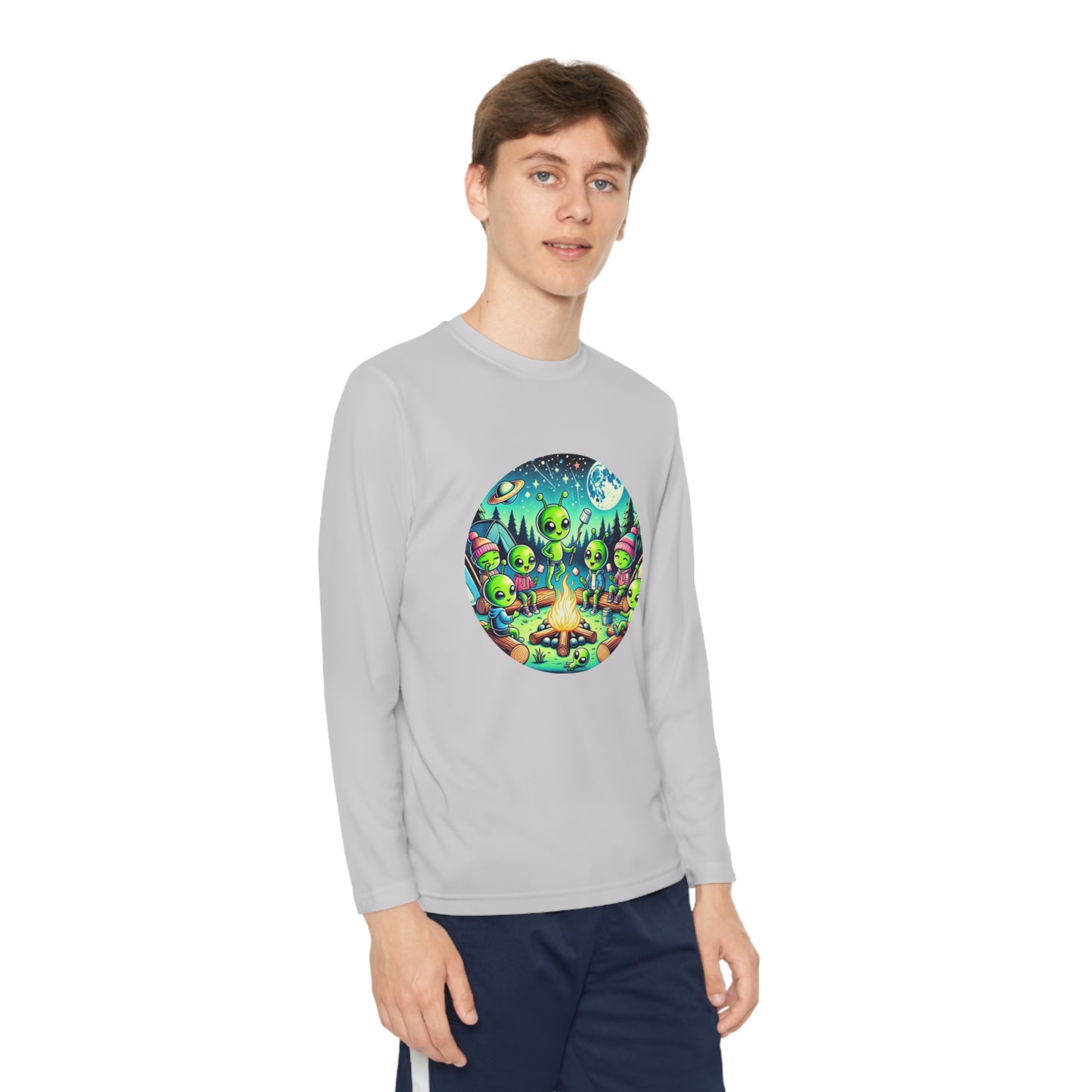 Youth Long Sleeve - Family Camping