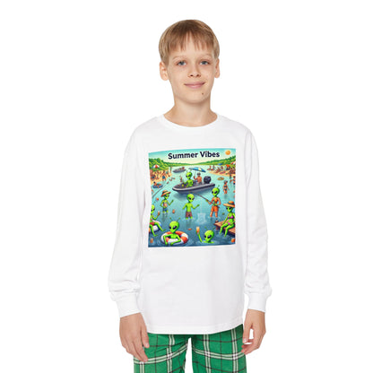 Youth Long Sleeve Pajama Set - Summer Vibes