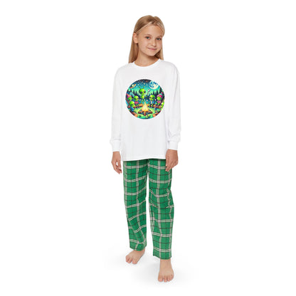 Youth Long Sleeve Pajama Set - Family Camping