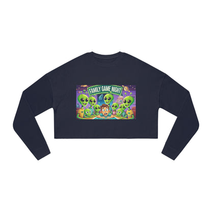 Women's Cropped Sweatshirt - Game Night