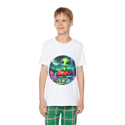 Youth Short Sleeve Pajama Set - Alien Aura