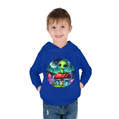 Toddler Fleece Hoodie - Alien Aura