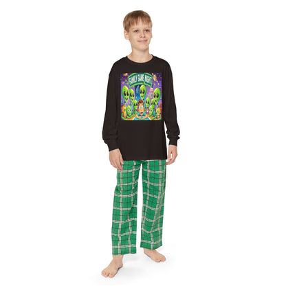 Youth Long Sleeve Pajama Set - Game Night