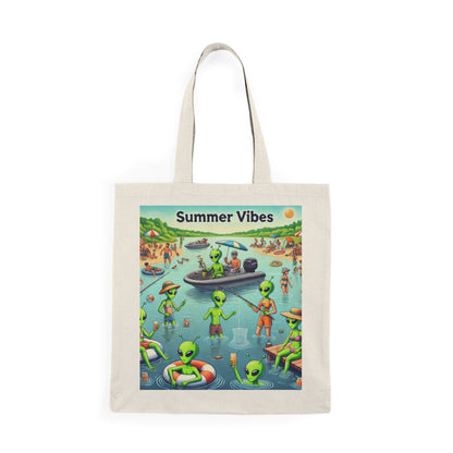 Natural Tote Bag - Summer Vibes