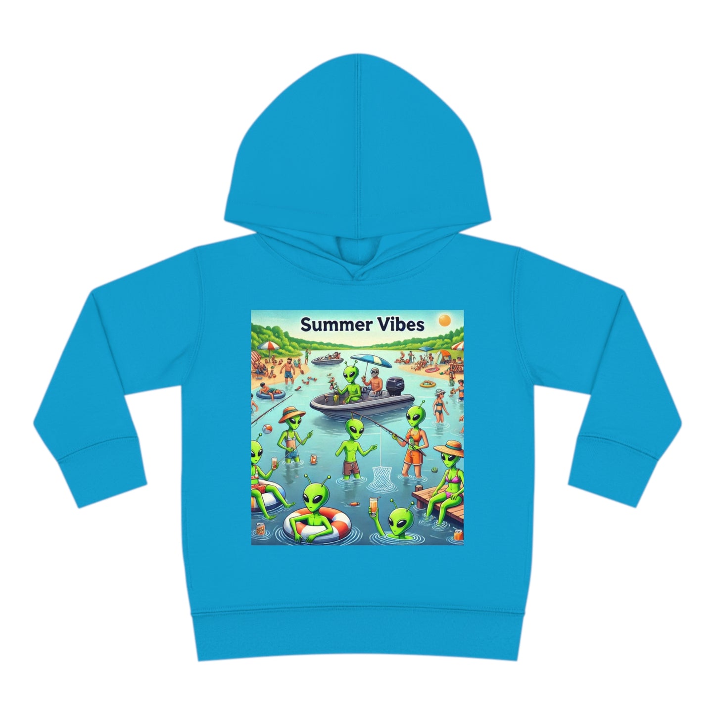 Toddler Fleece Hoodie - Summer Vibes