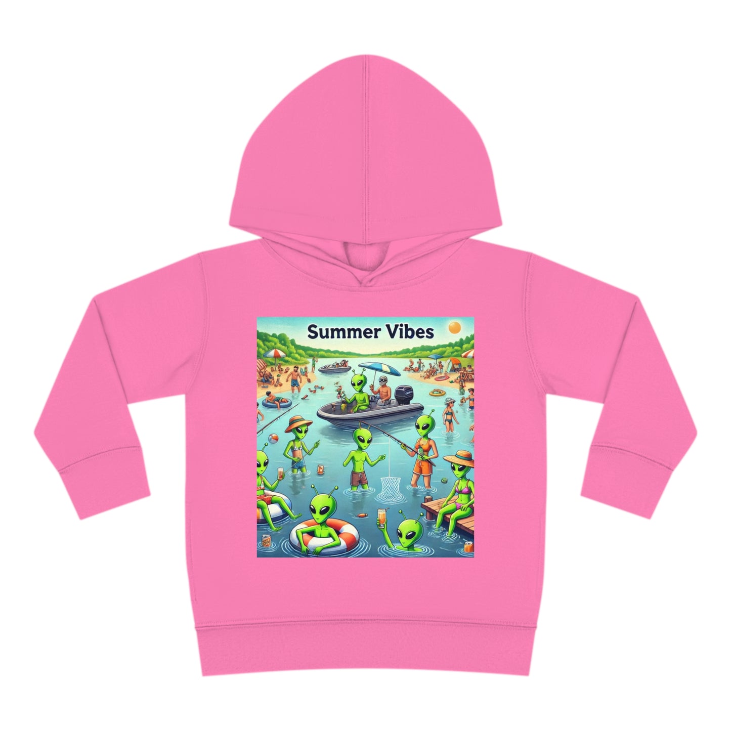 Toddler Fleece Hoodie - Summer Vibes