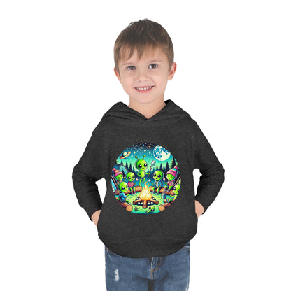 Toddler Fleece Hoodie - Family Camping