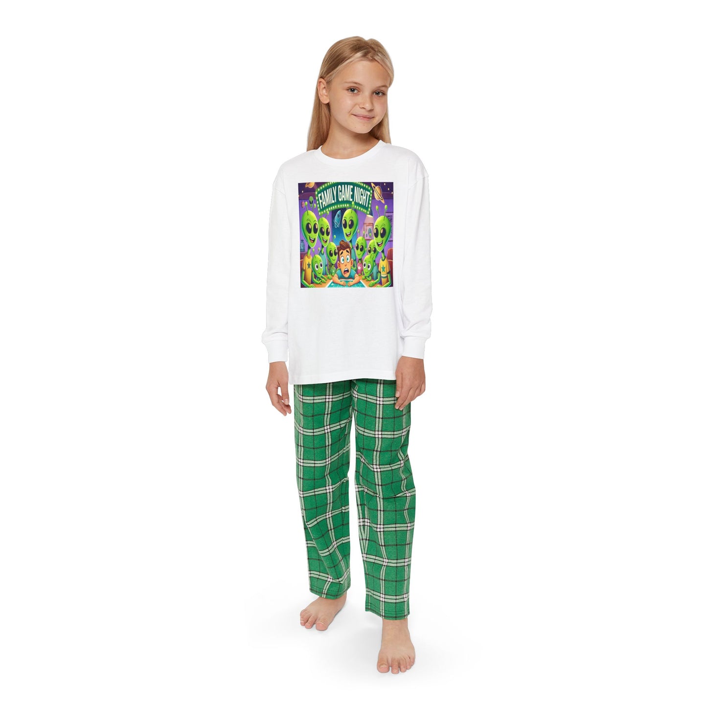 Youth Long Sleeve Pajama Set - Game Night