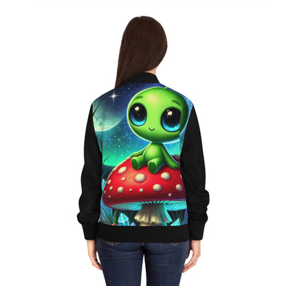 Women's Bomber Jacket -  Alien Aura