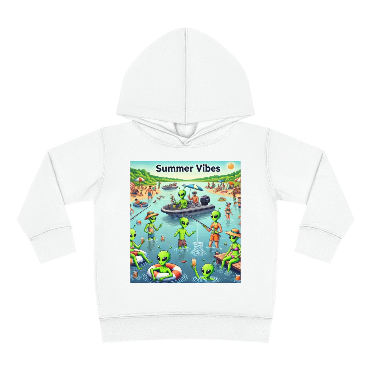 Toddler Fleece Hoodie - Summer Vibes