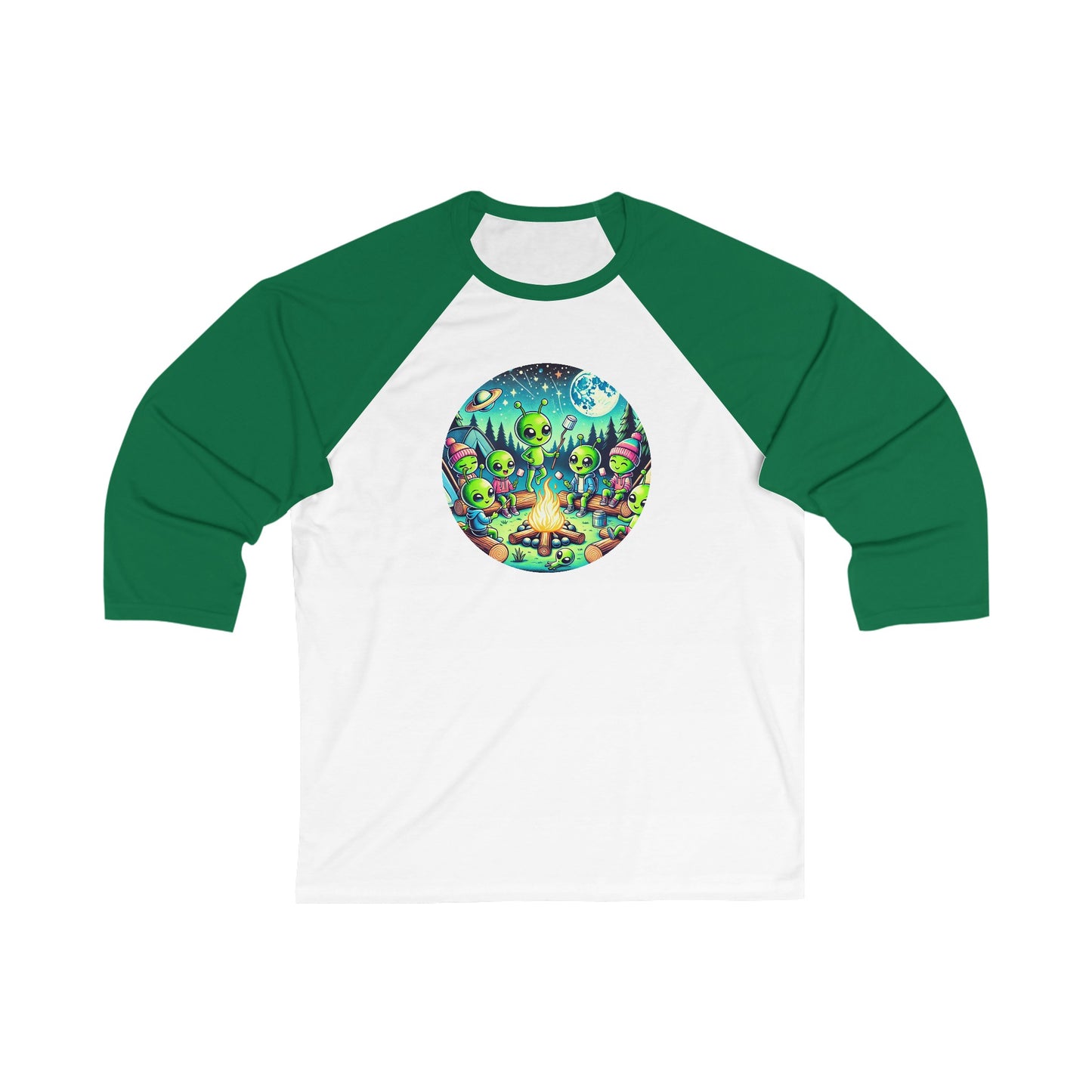 Unisex Baseball Tee - Family Camping