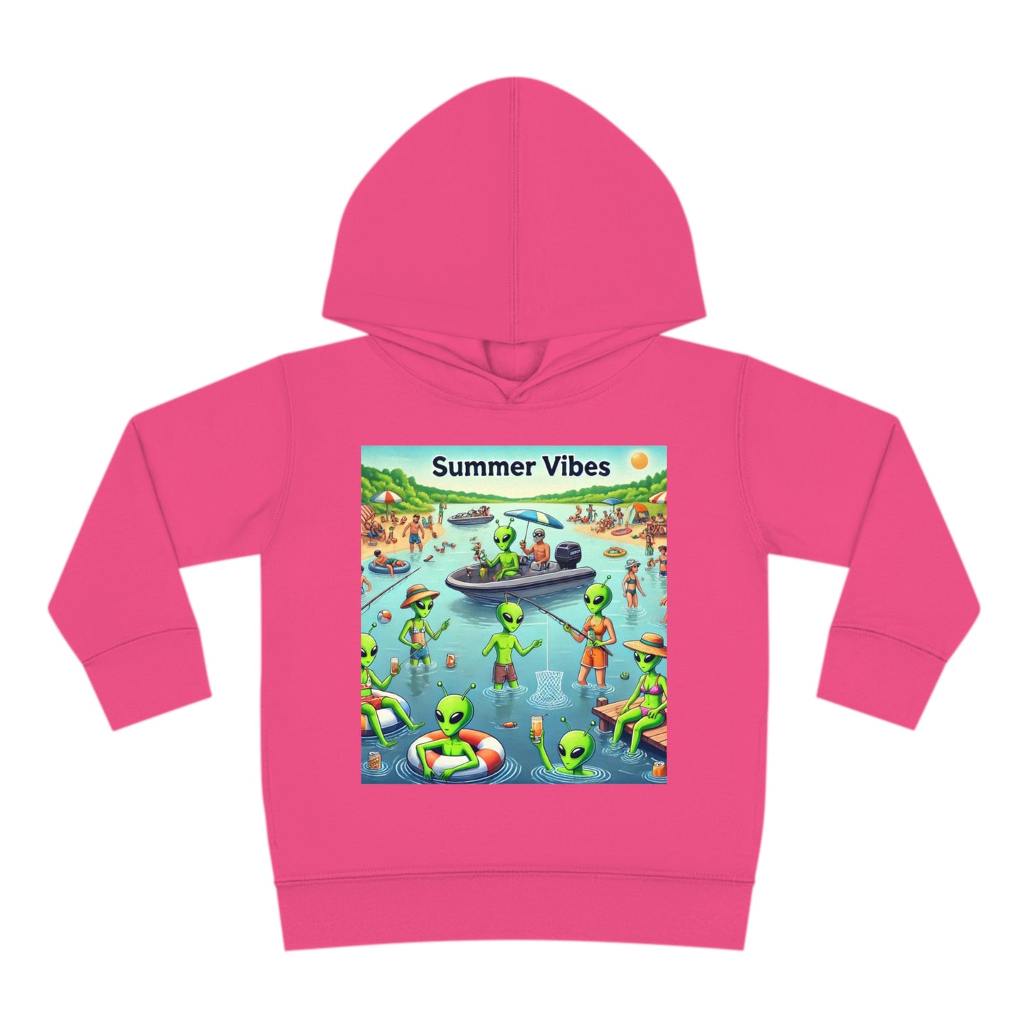 Toddler Fleece Hoodie - Summer Vibes