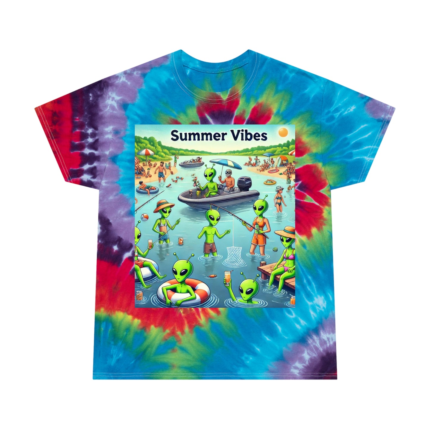 Spiral Tie-Dye Tee - Summer Vibes