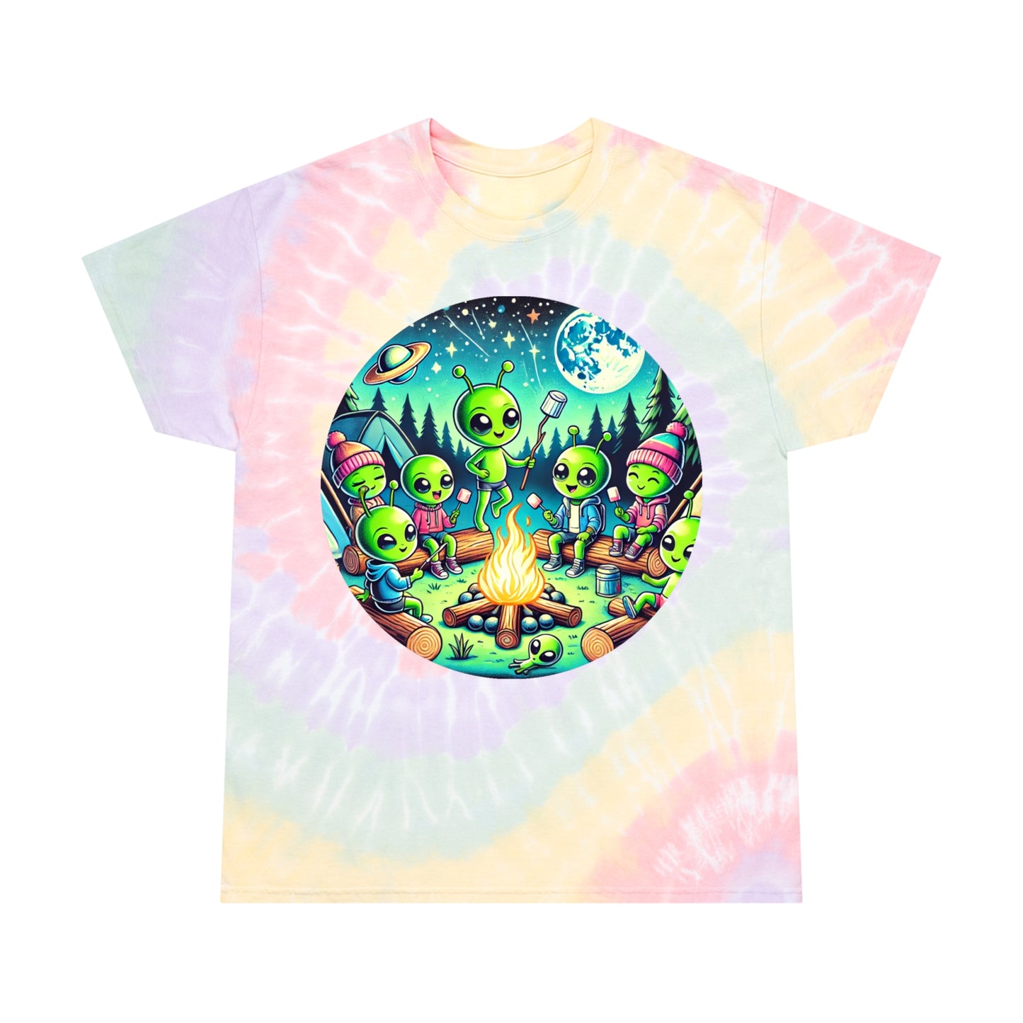 Spiral Tie-Dye Tee - Family Camping